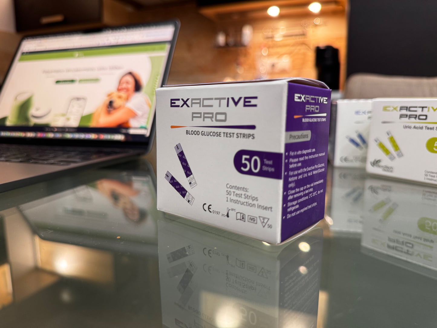 MicroTech Exactive Pro – vércukor mérő Tesztcsík 50db