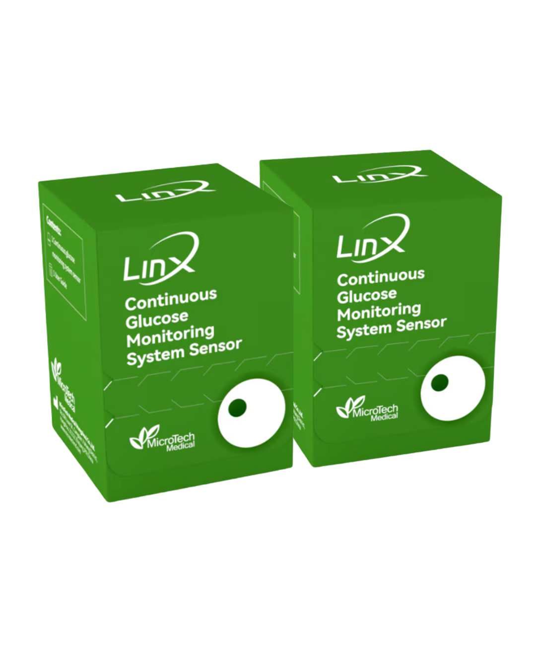 GluX glükóz monitorozó CGM szenzor 1 hónapos csomag (2db)