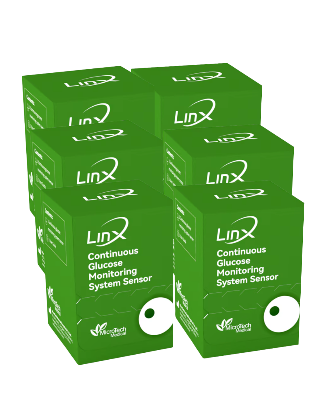 LinX vércukormérő szenzor 3 hónapos csomag (6db)