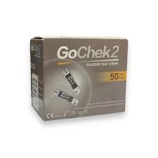 Microtech Medical Gochek 2 – testovacie prúžky na glykémiu pre prístroj Gochek 2, balenie 50 ks - GluX